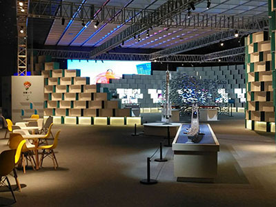 河北省第二屆園林博覽會會場內(nèi)部